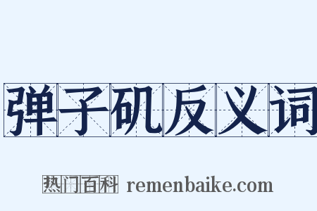 弹子矶反义词是什么意思的图片